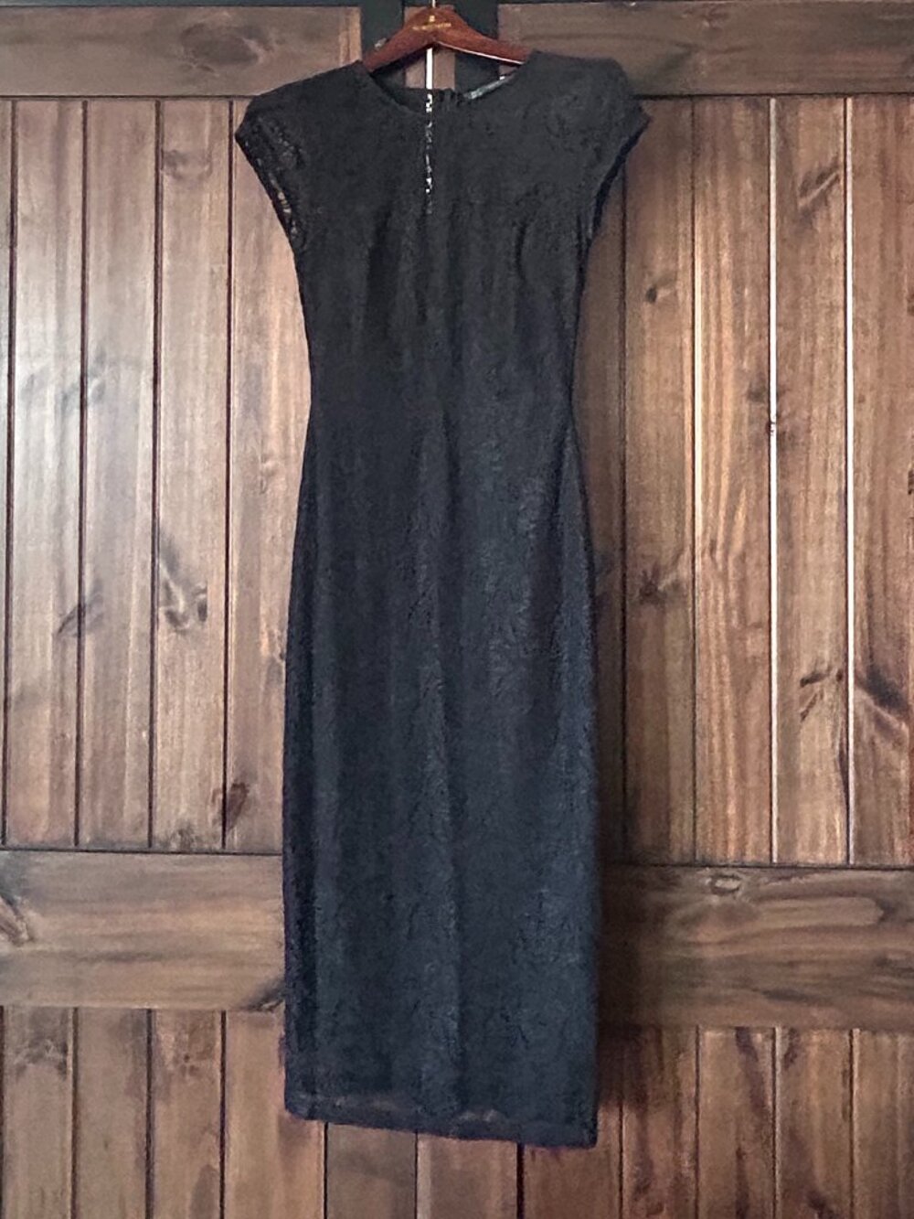 Zara Trafaluc Black Lace Midi Dress